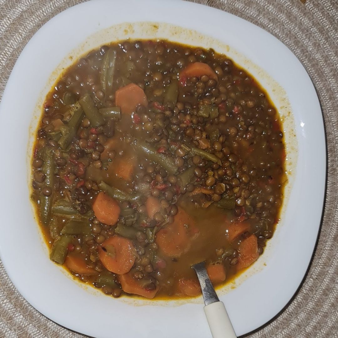 Lentejas sin carne Lentejas sin carne