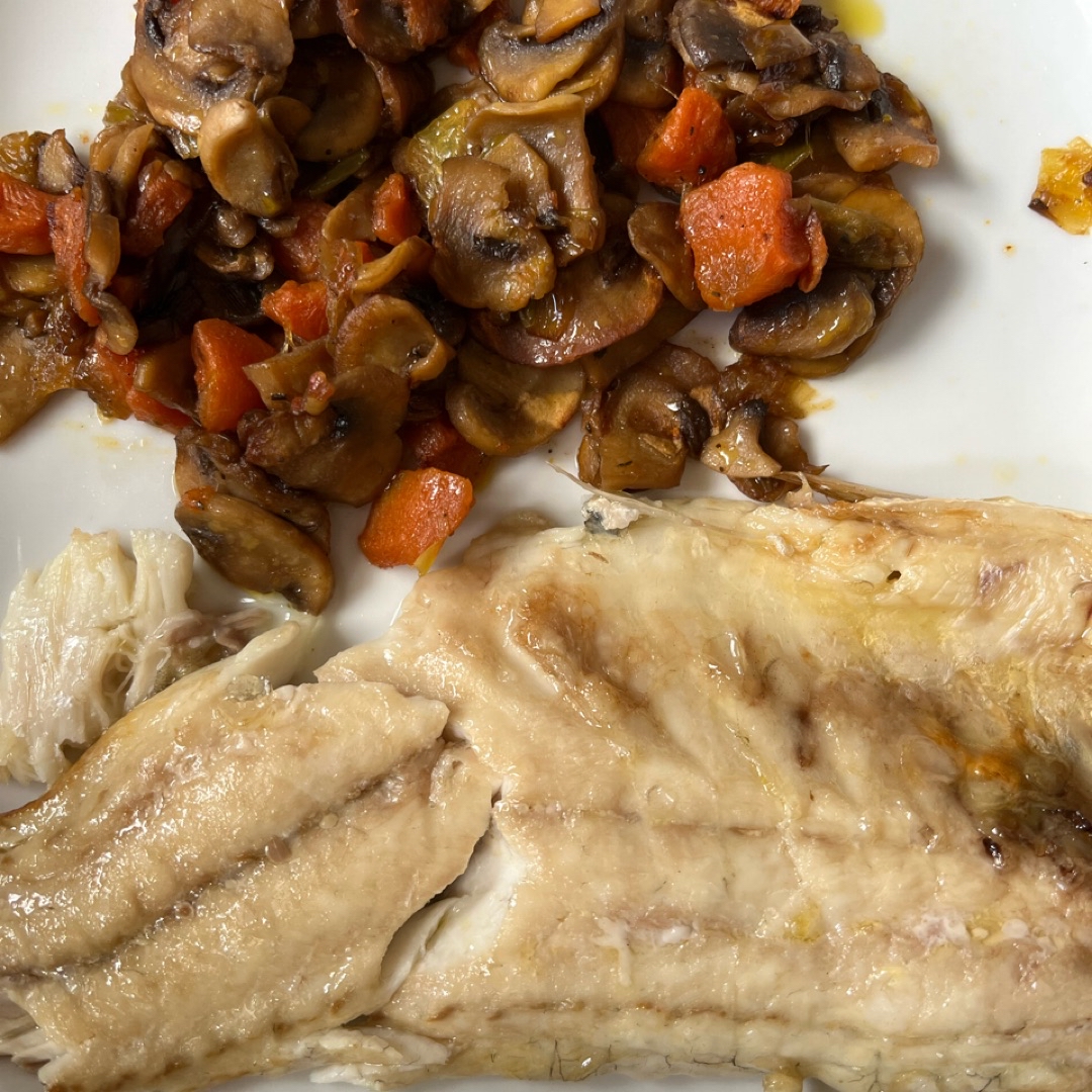 lubina al horno con verdura lubina al horno con verdura