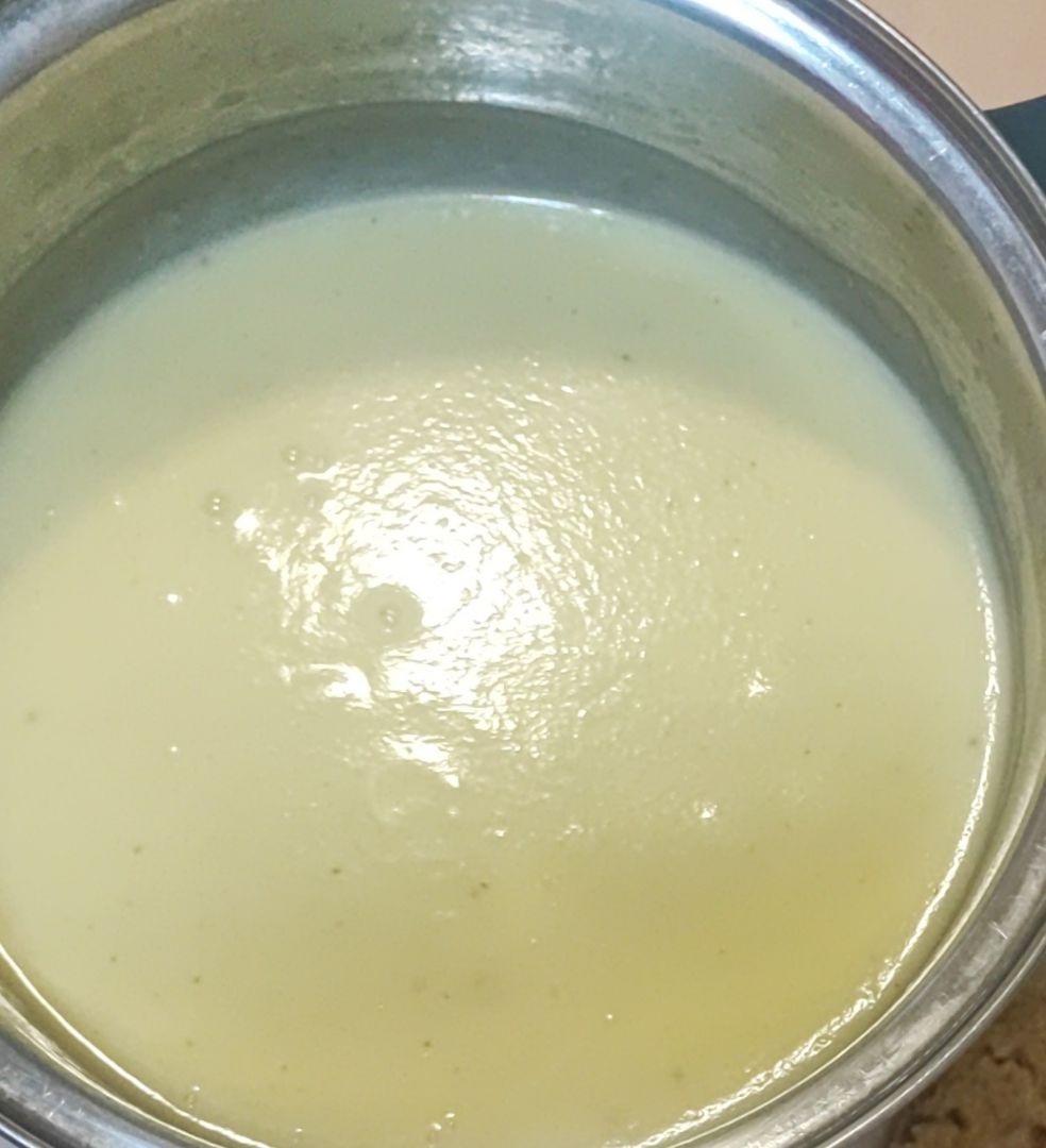 Crema de calabacín con cebolla y patata! Paso 3 Crema de calabacín con cebolla y patata! Paso 3