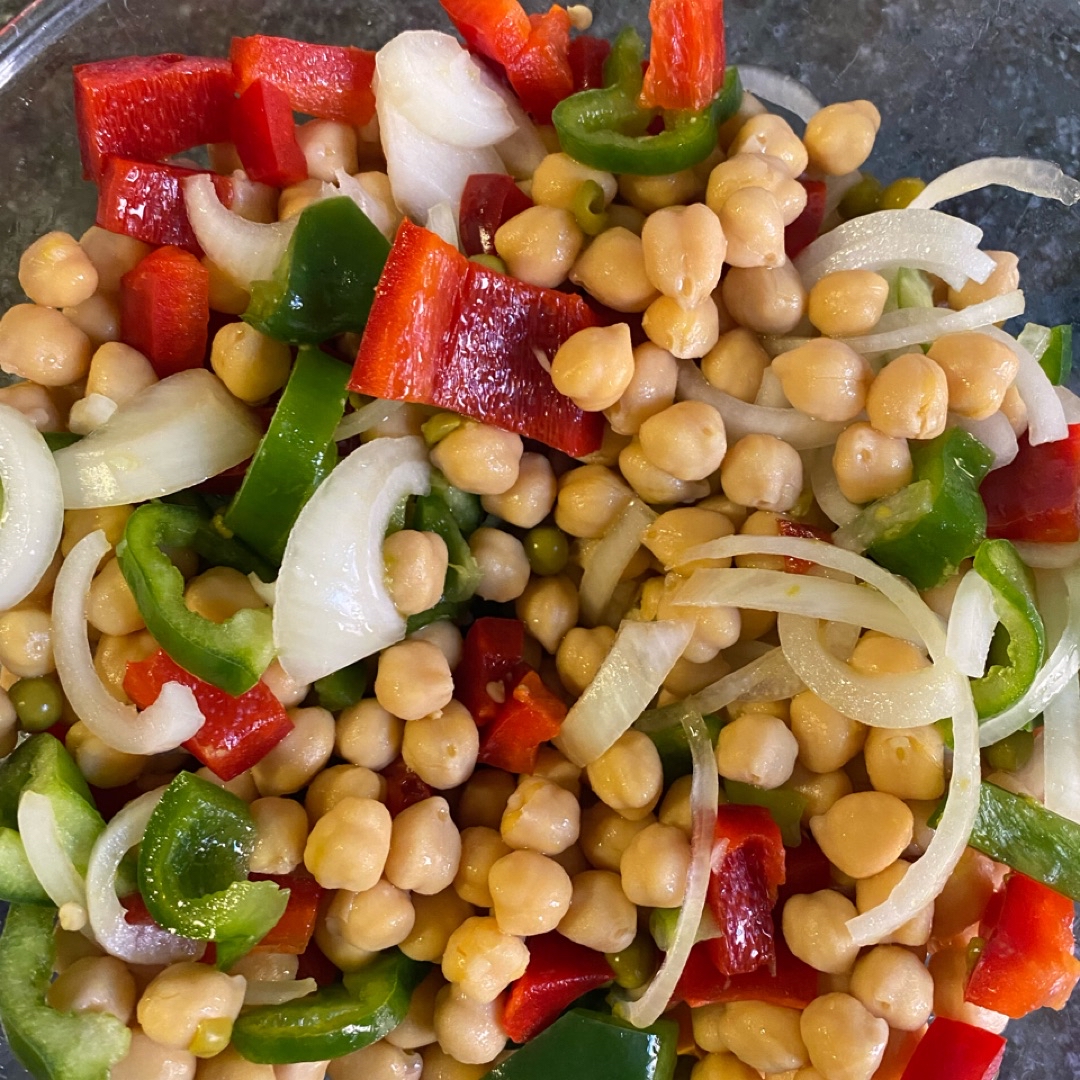 Ensalada de garbanzos Ensalada de garbanzos