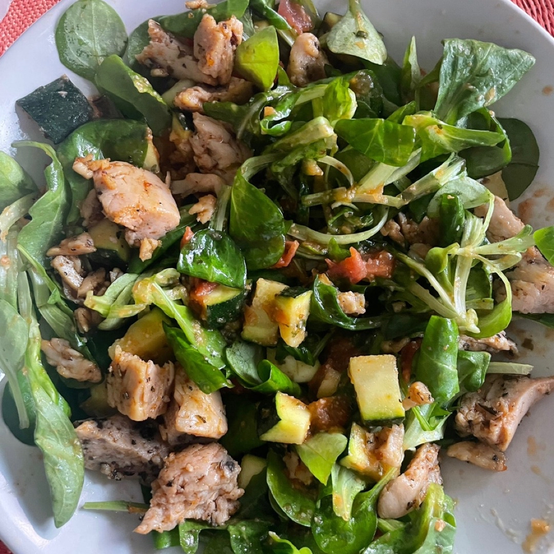 Ensalada de rúcula y canónigos Ensalada de rúcula y canónigos