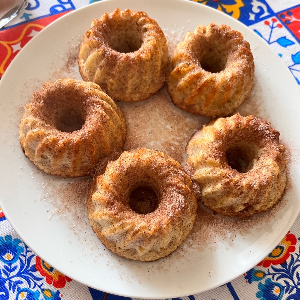 Bizcochos de manzana asada y avena #Airfrier