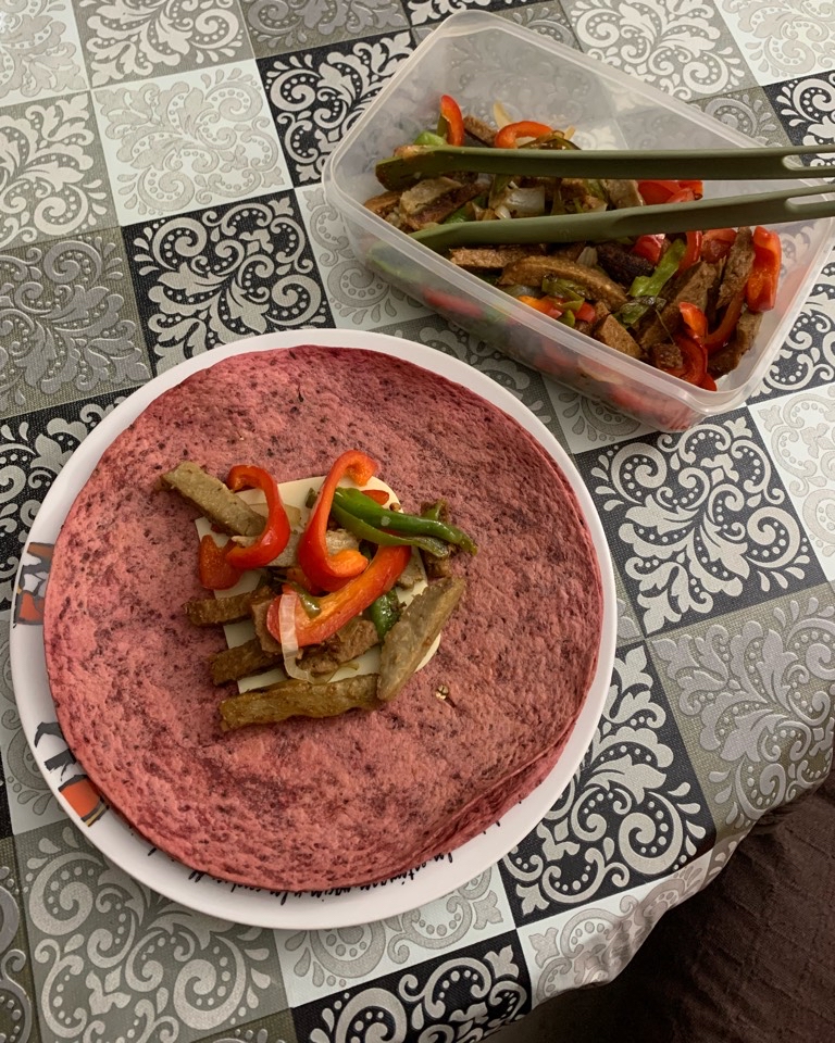 Tacos vegetales. 🌮🩷