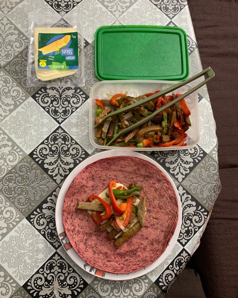 Tacos vegetales. 🌮🩷