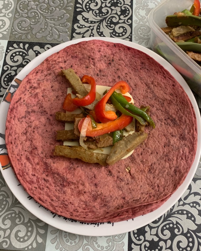 Tacos vegetales. 🌮🩷