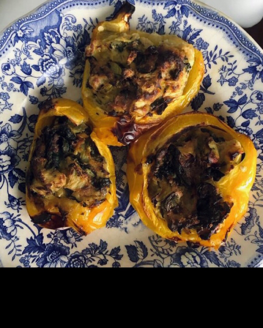 Pimiento relleno amarillo Pimiento relleno amarillo
