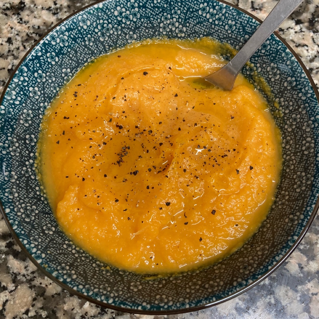 Crema de calabaza asada Paso 3