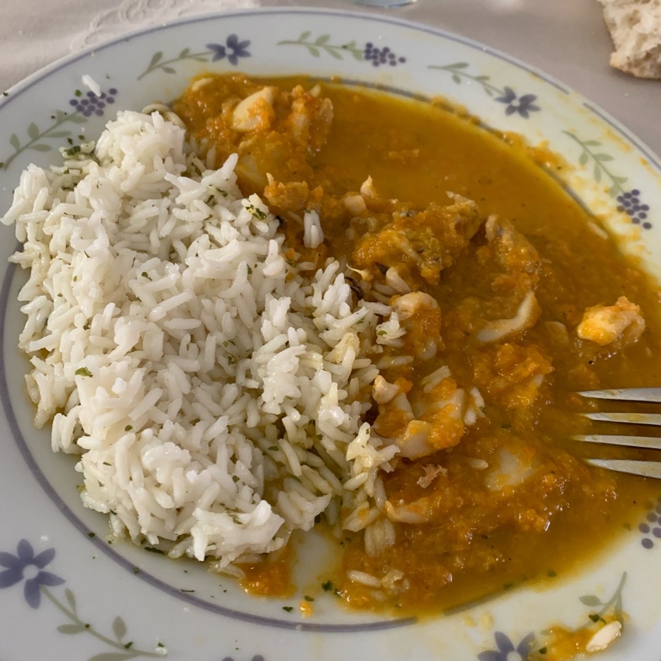 Sepia en salsa con arroz blanco Sepia en salsa con arroz blanco
