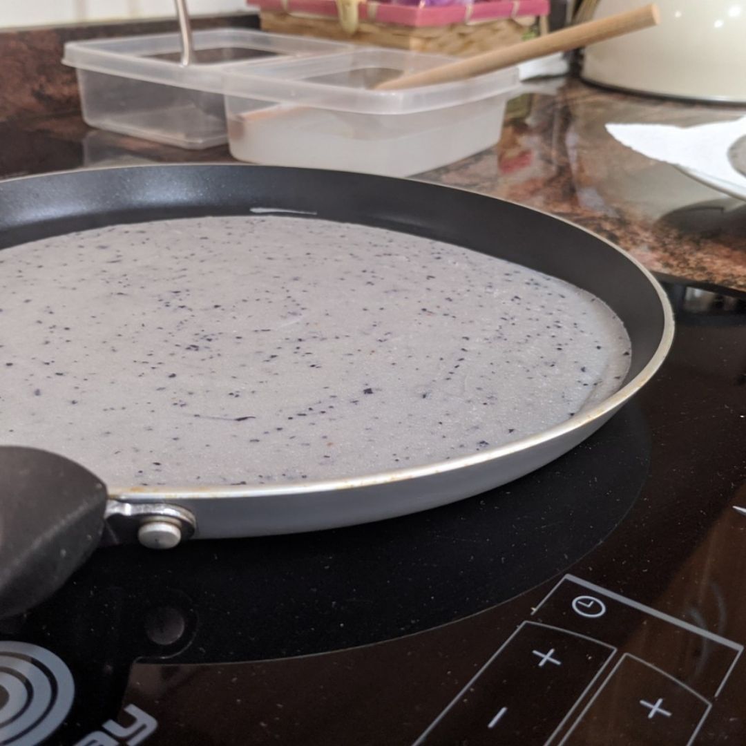 Crepes de arándanos Paso 4 Crepes de arándanos Paso 4