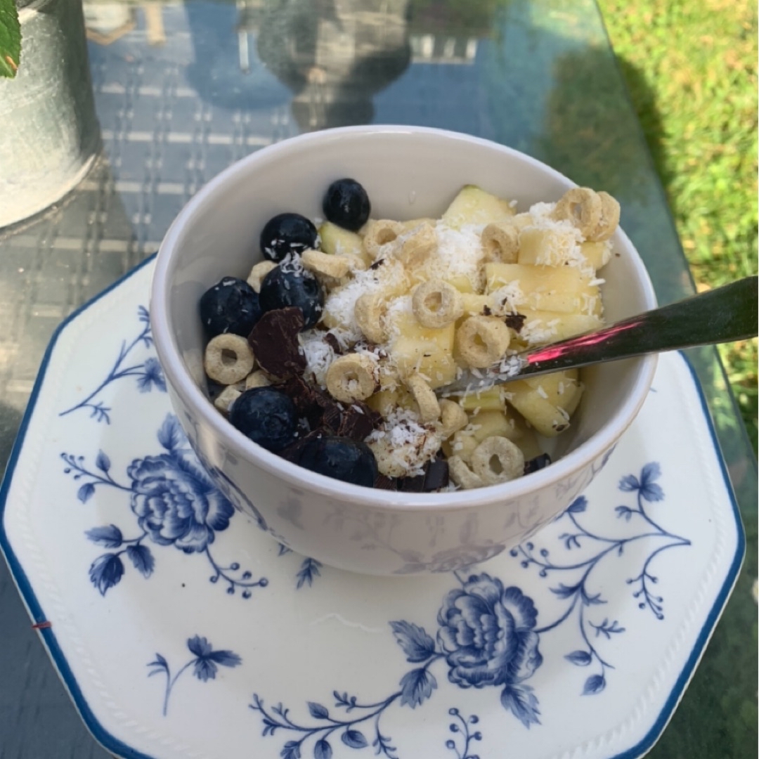 Yogur con chía y fruta Paso 2 Yogur con chía y fruta Paso 2