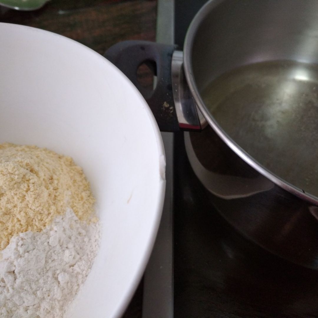 Coques de atún  Paso 0