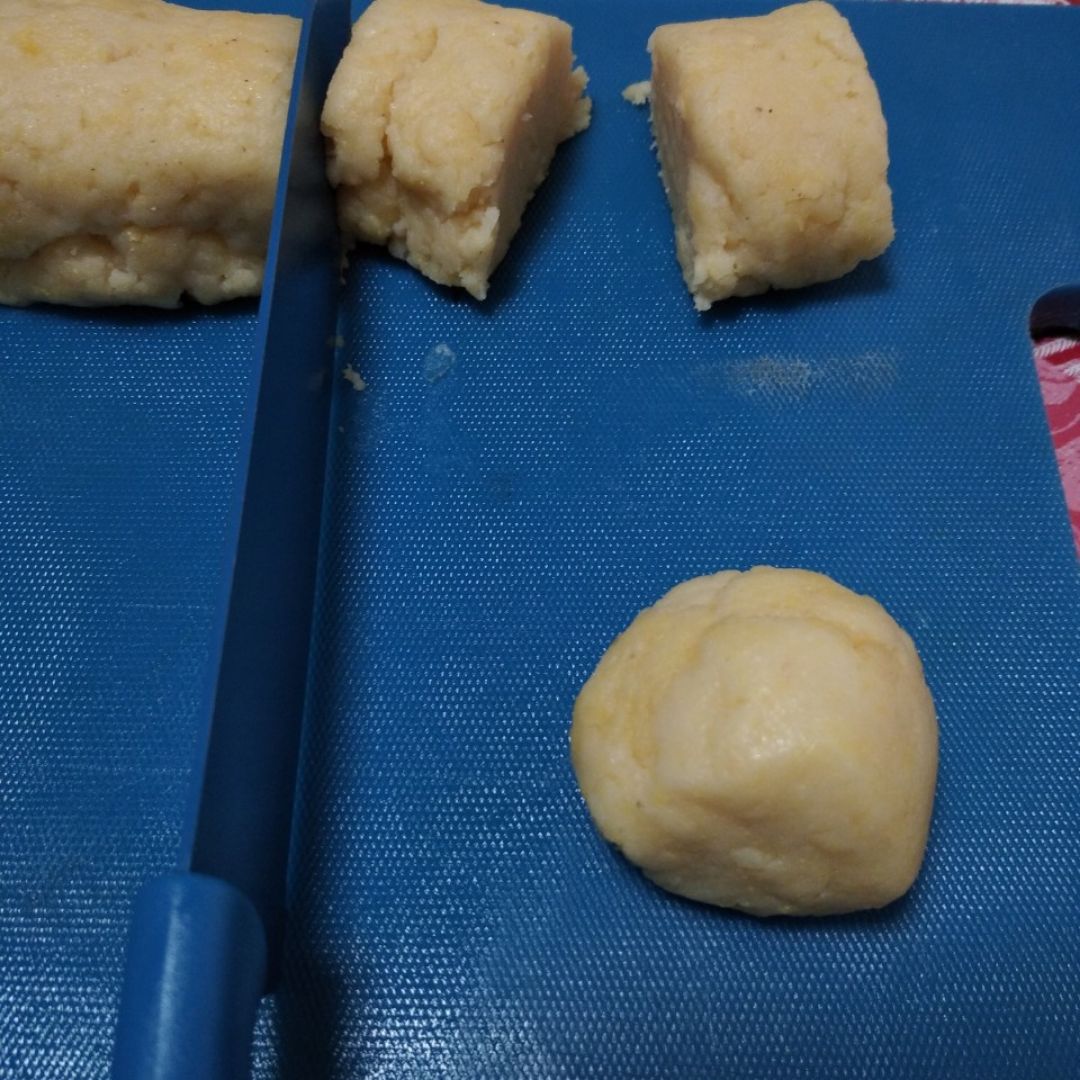 Coques de atún  Paso 4