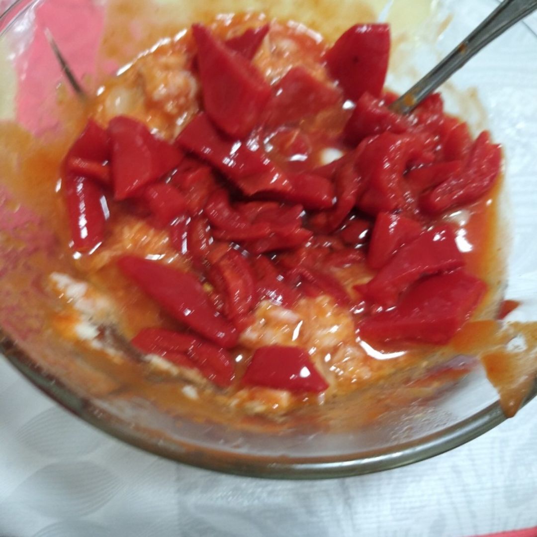 Coques de atún  Paso 9