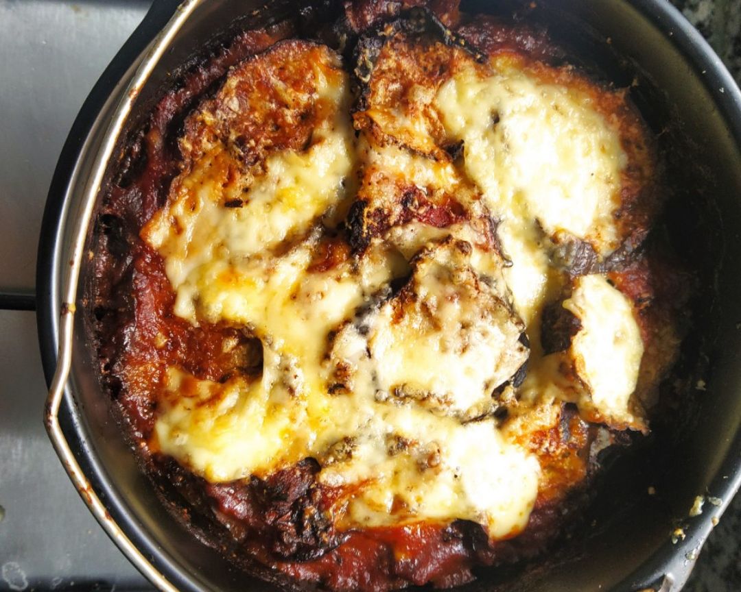 Berenjenas a la parmesana Berenjenas a la parmesana