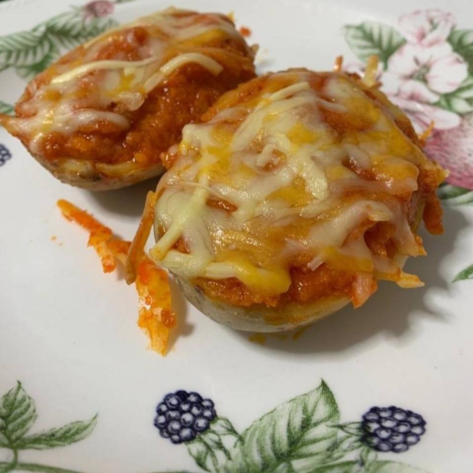 Patatas rellenas de sobrasada Patatas rellenas de sobrasada