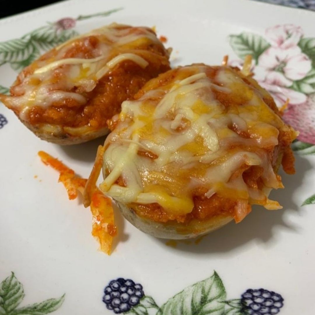 Patatas rellenas de sobrasada Paso 4 Patatas rellenas de sobrasada Paso 4