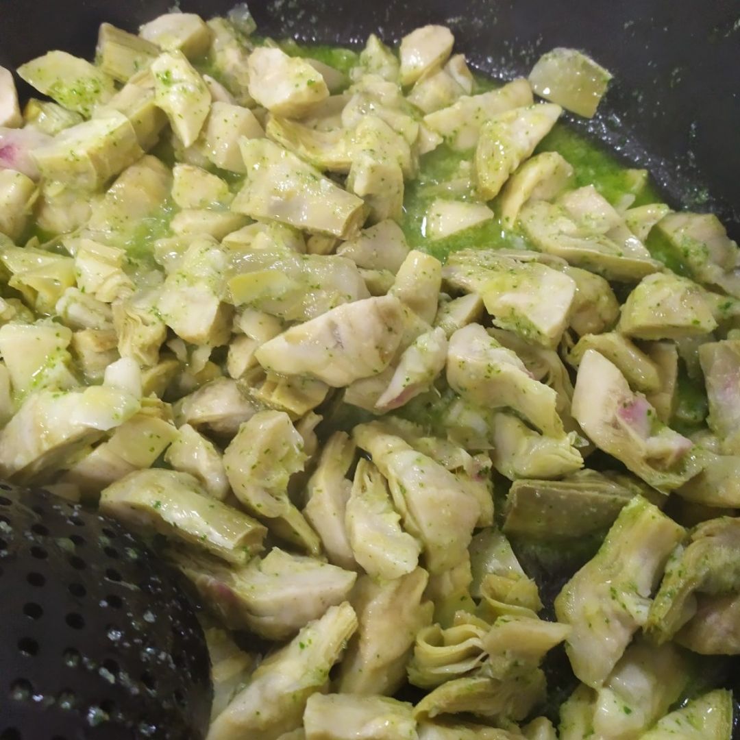 Patatas con alcachofas Paso 2 Patatas con alcachofas Paso 2