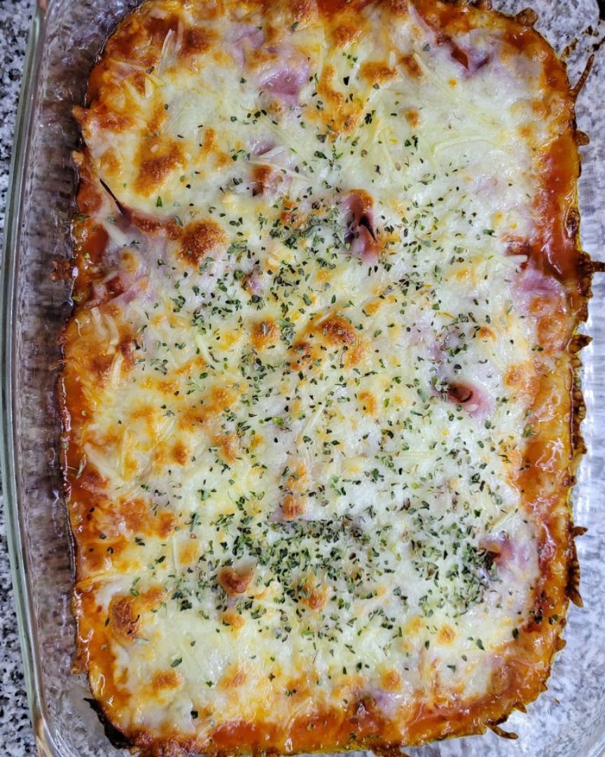 "Pizza" de calabacín "Pizza" de calabacín