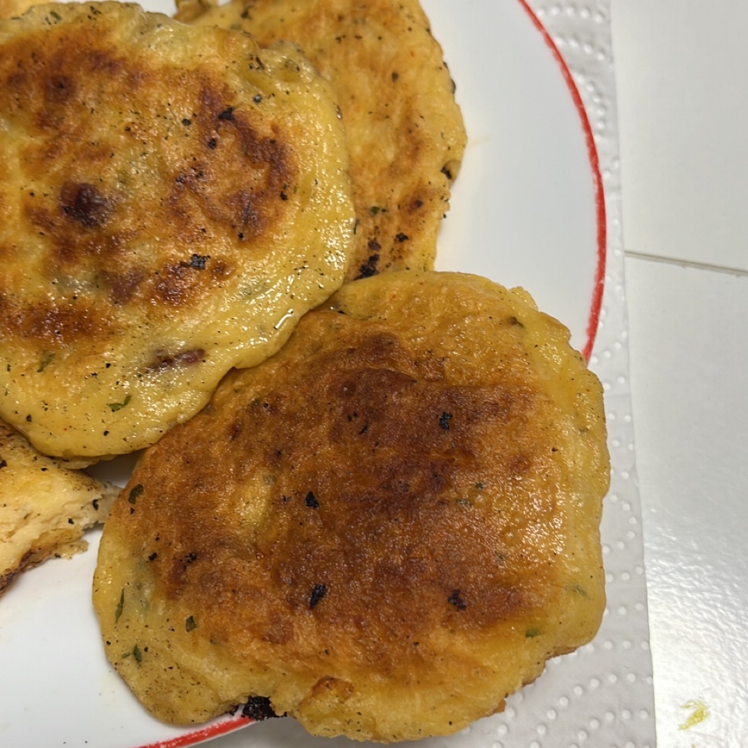 Tortitas de patata rellenas