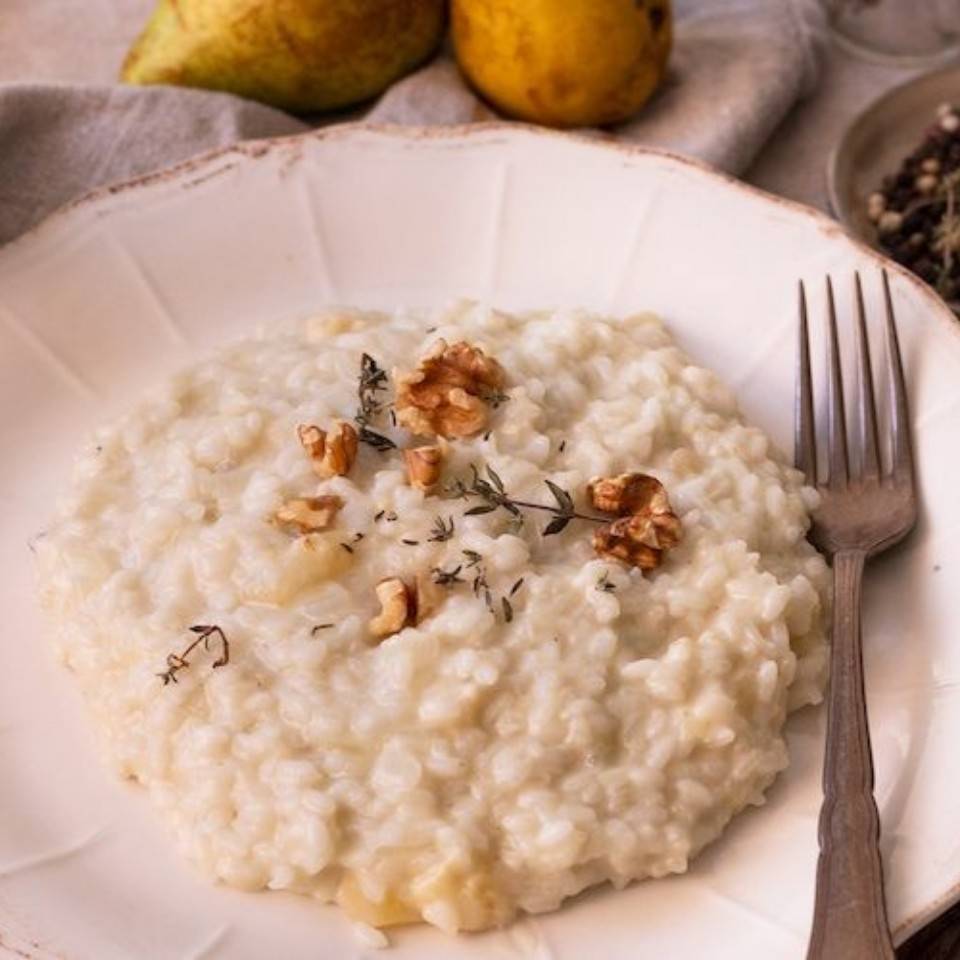 Risotto pera y gorgonzola Mambo Risotto pera y gorgonzola Mambo