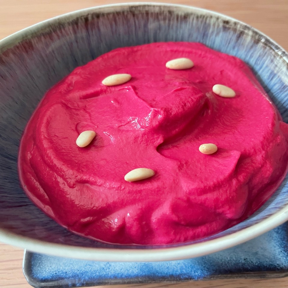 Hummus de remolacha Hummus de remolacha