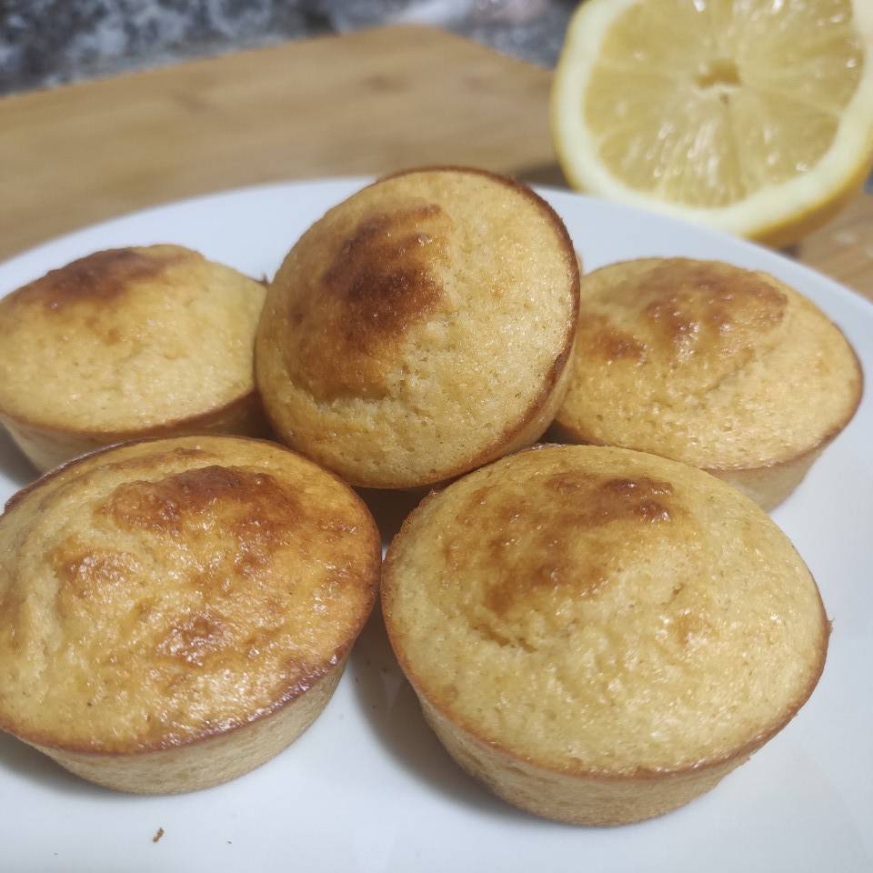 Muffins de coco y limon