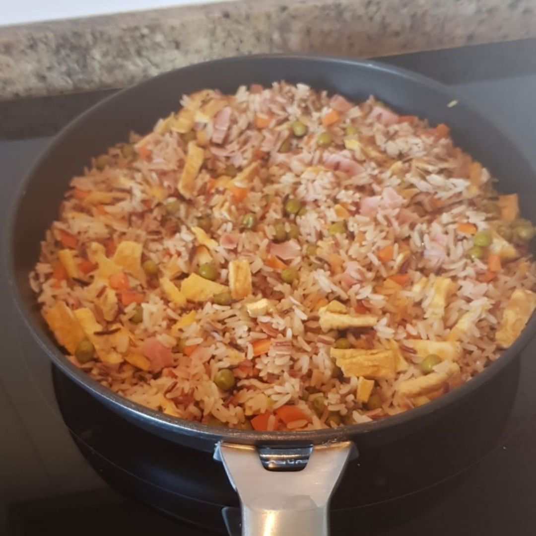 Arroz tres delicias. Arroz tres delicias.