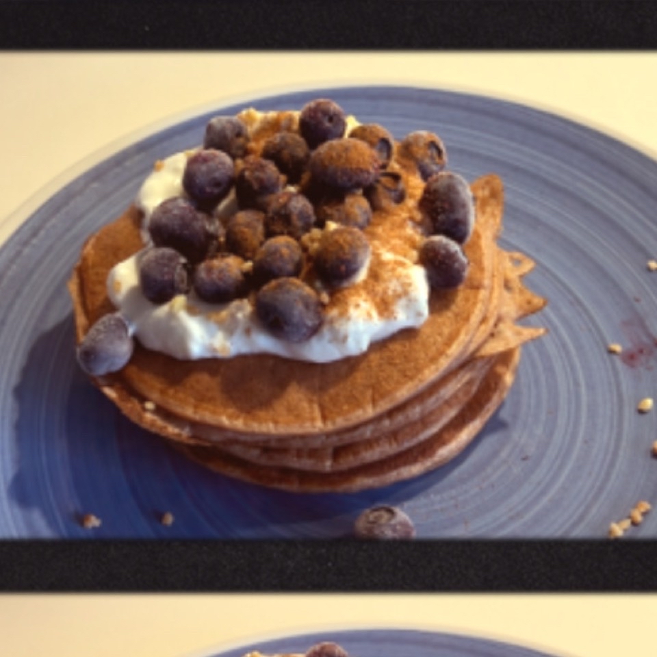 Tortitas yogur y cacao Tortitas yogur y cacao