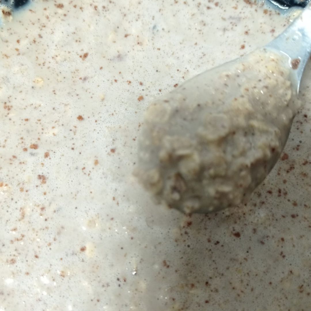 Porridge de avena con café y canela