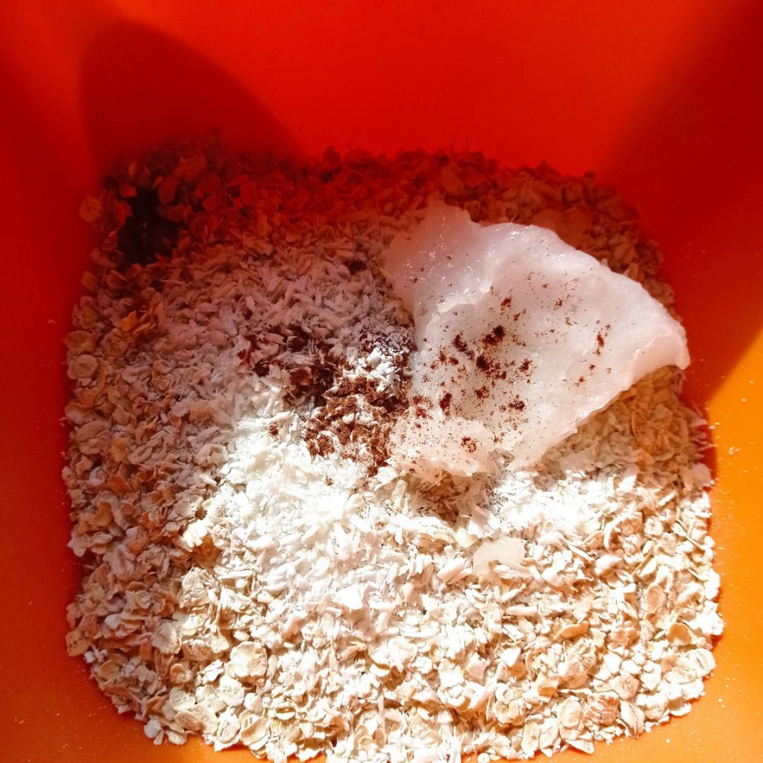 Tartaletas de avena con yogur de 🥥 y frutas 🫐🍓 Paso 0 Tartaletas de avena con yogur de 🥥 y frutas 🫐🍓 Paso 0