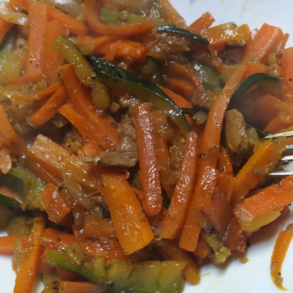 Wok de ternera ( picante) Wok de ternera ( picante)