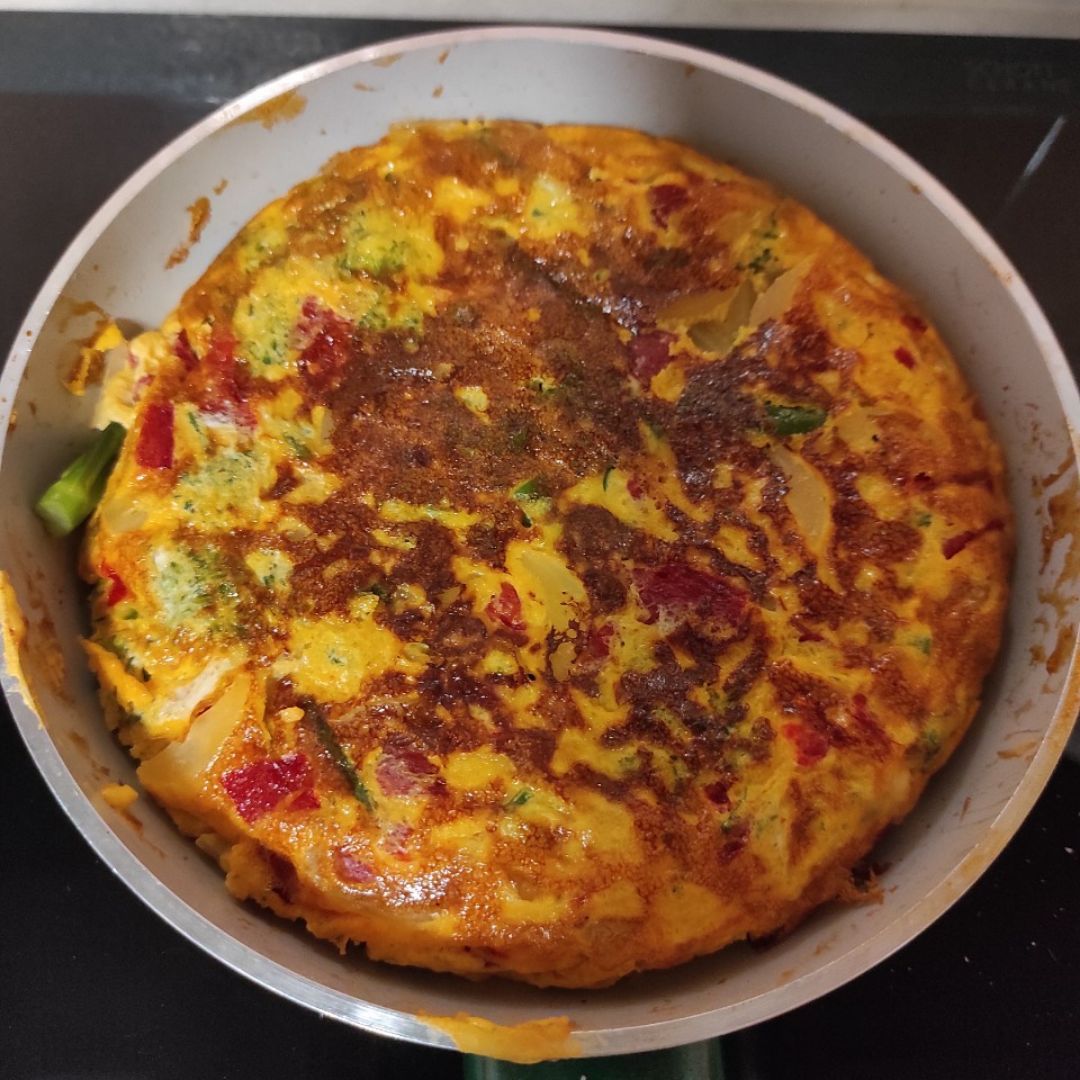 Tortilla de verduras Tortilla de verduras
