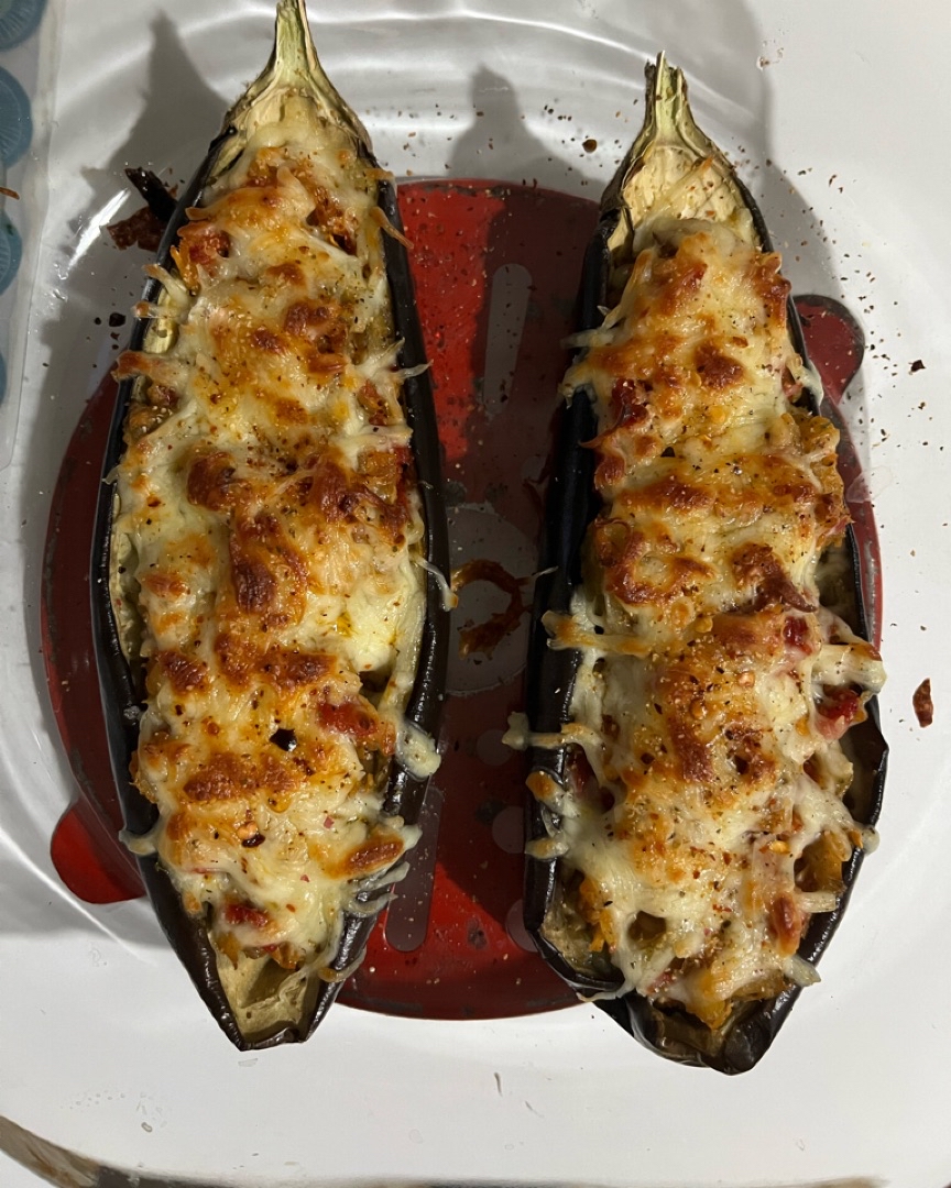 Berenjenas rellenas de atún Berenjenas rellenas de atún