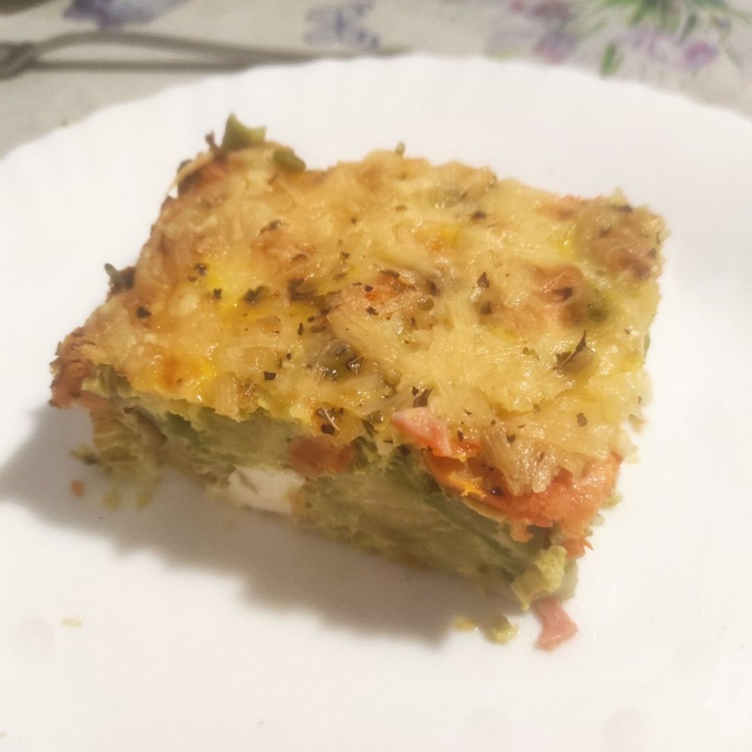 Pastel gratinado de verduras (Quiche) Pastel gratinado de verduras (Quiche)