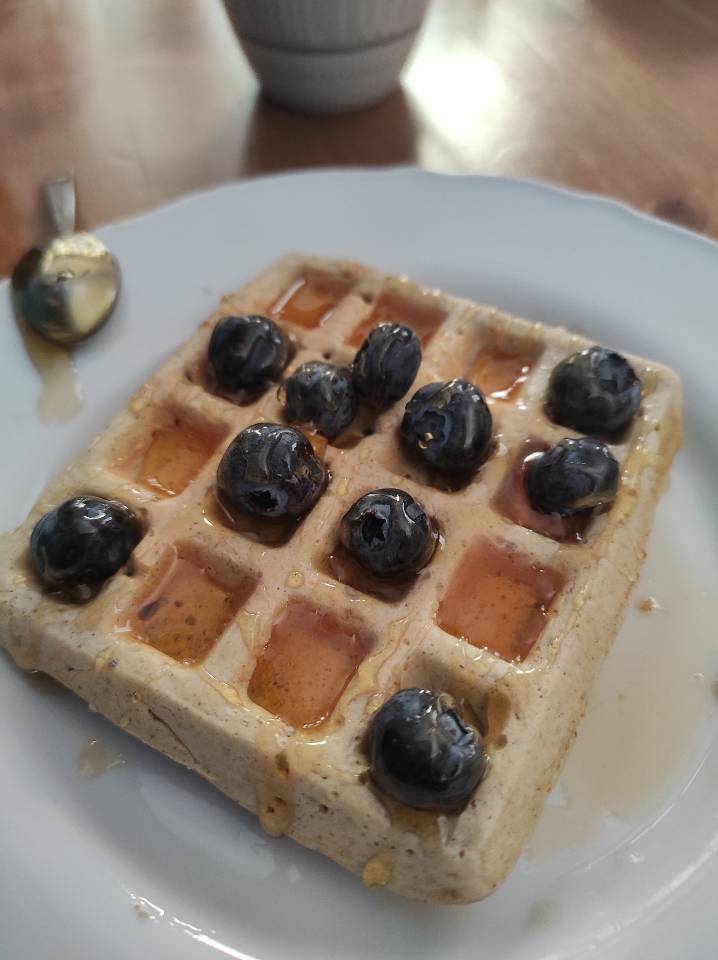 Gofre saludable! 😊🧇 Hi gofre! 😆