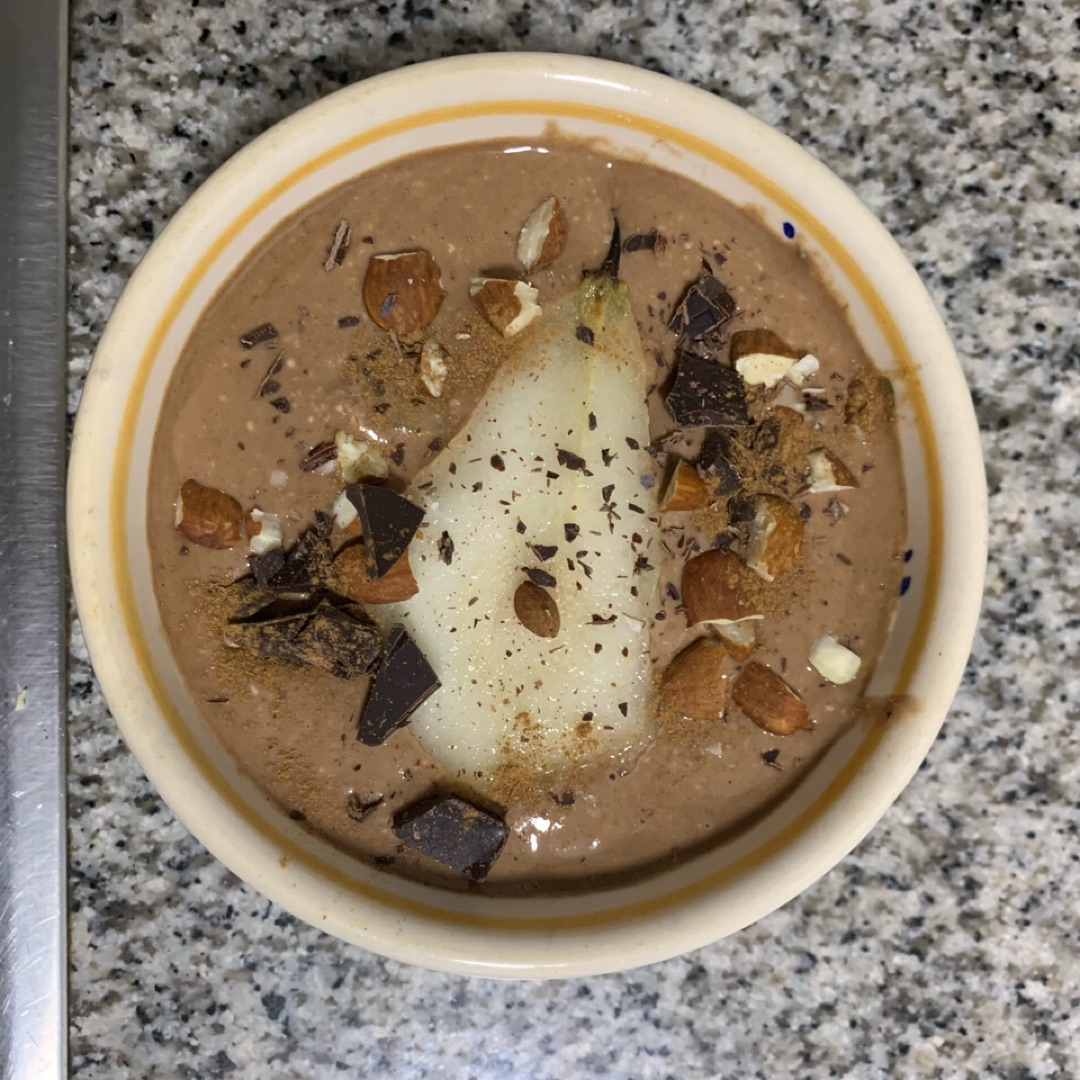 Avena horneada choco-pera 🍐  Paso 4