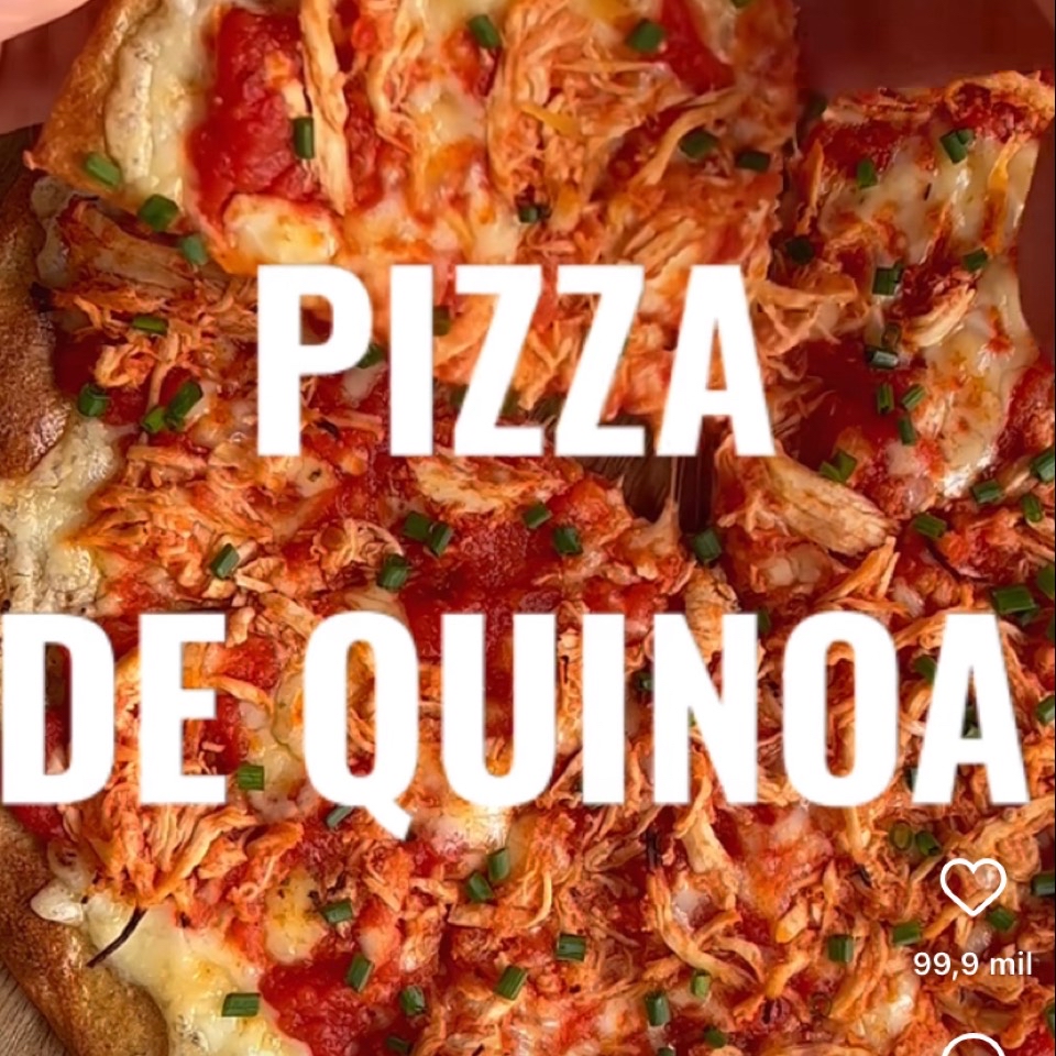 Pizza de quinoa. Receta Chef Bosquet. 