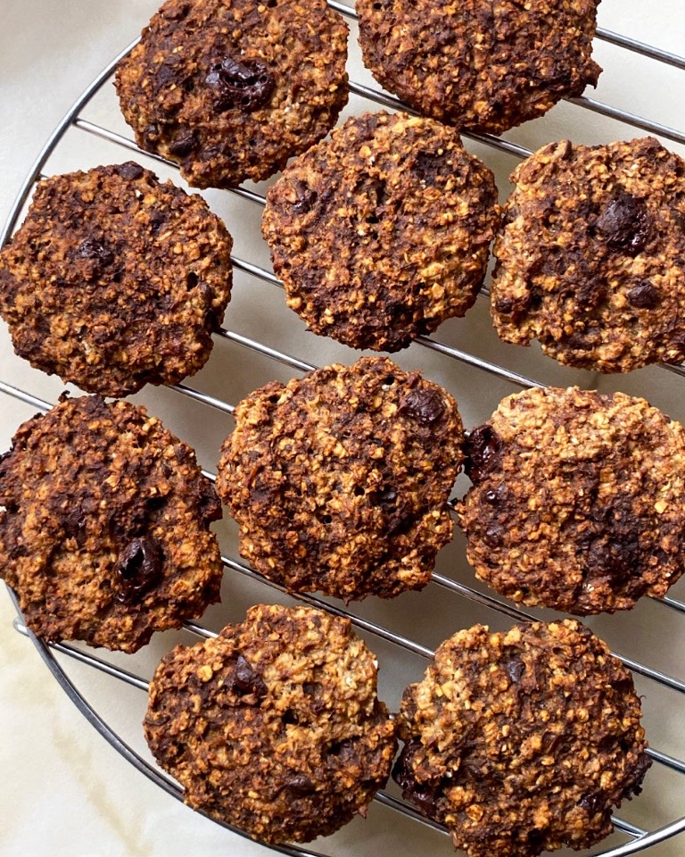 Cookies de avena, plátano y cacahuete 🍪🍫 Cookies de avena, plátano y cacahuete 🍪🍫