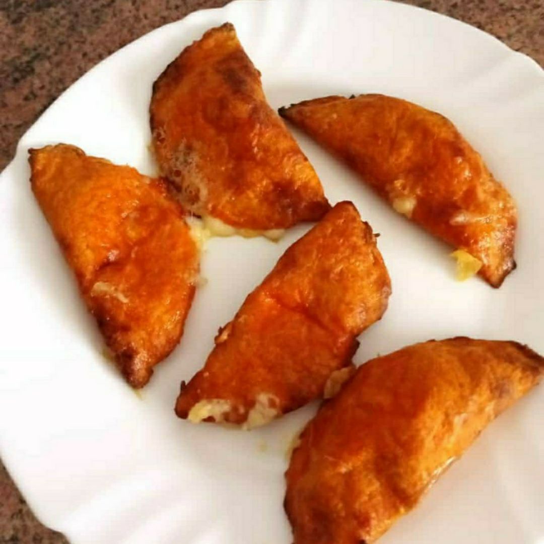 Empanadillas fit de calabaza y mozzarella Paso 4 Empanadillas fit de calabaza y mozzarella Paso 4