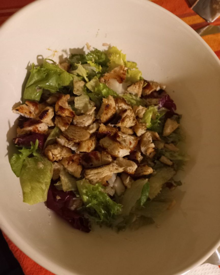 Ensalada de pollo y lentejas Ensalada de pollo y lentejas