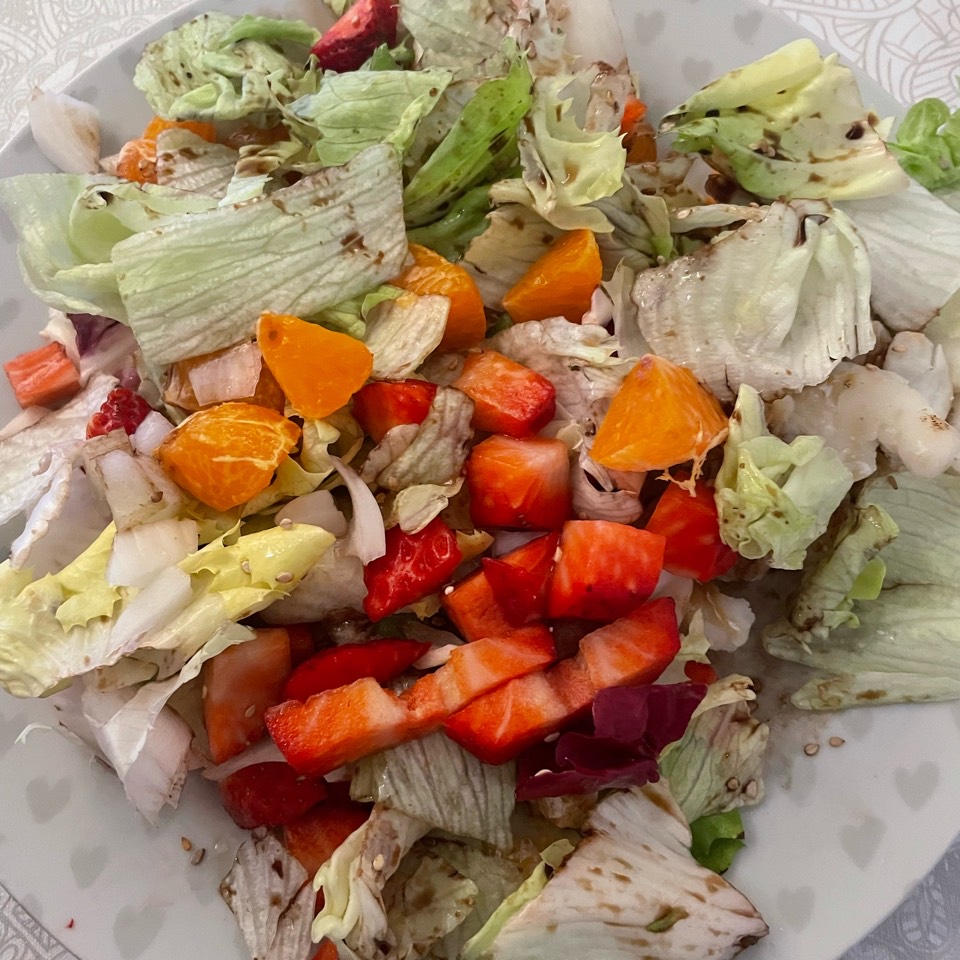 Ensalada de frutas y bacalao Ensalada de frutas y bacalao