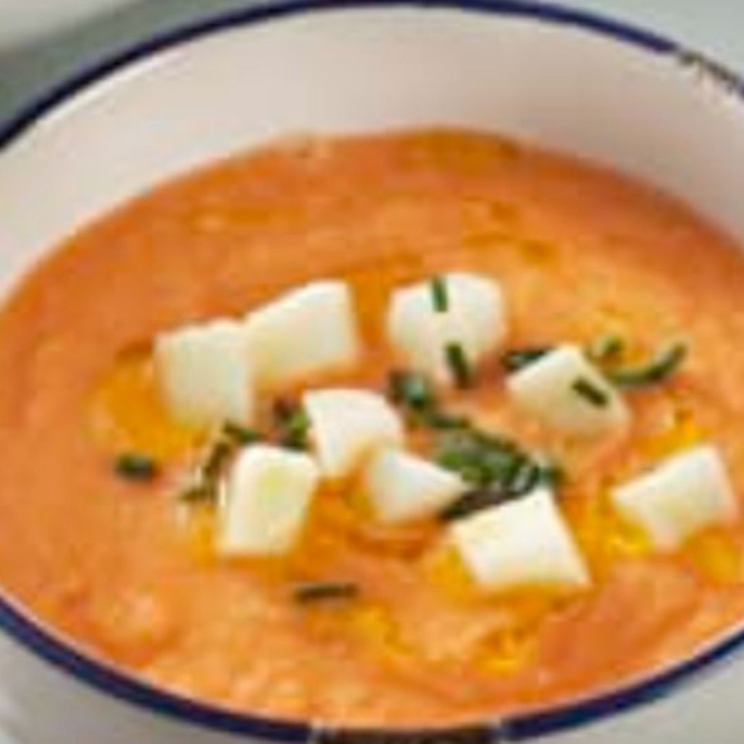 Gazpacho de manzana y zanahoria Gazpacho de manzana y zanahoria