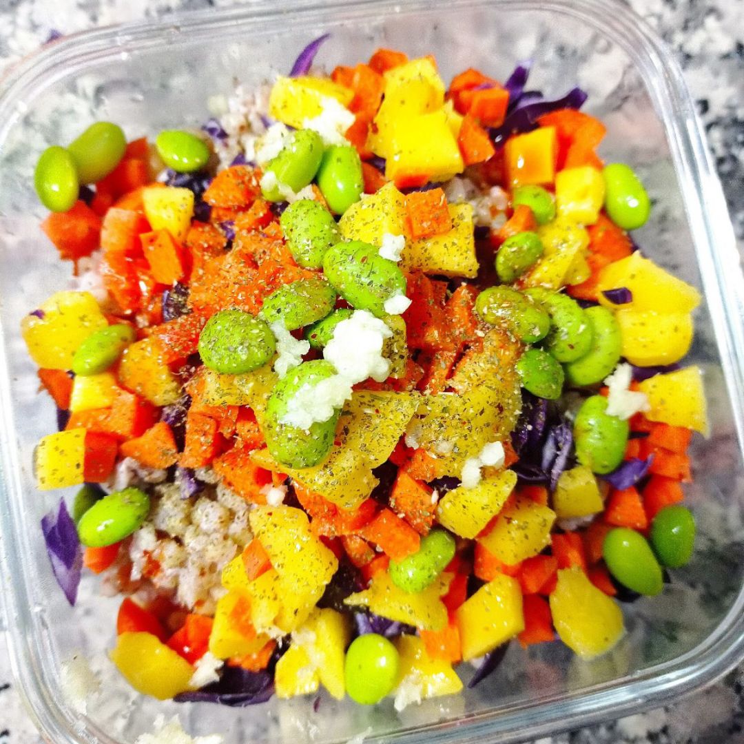 Tartar de trigo sarraceno y garbanzos arcoiris 🌈 Paso 0 Tartar de trigo sarraceno y garbanzos arcoiris 🌈 Paso 0