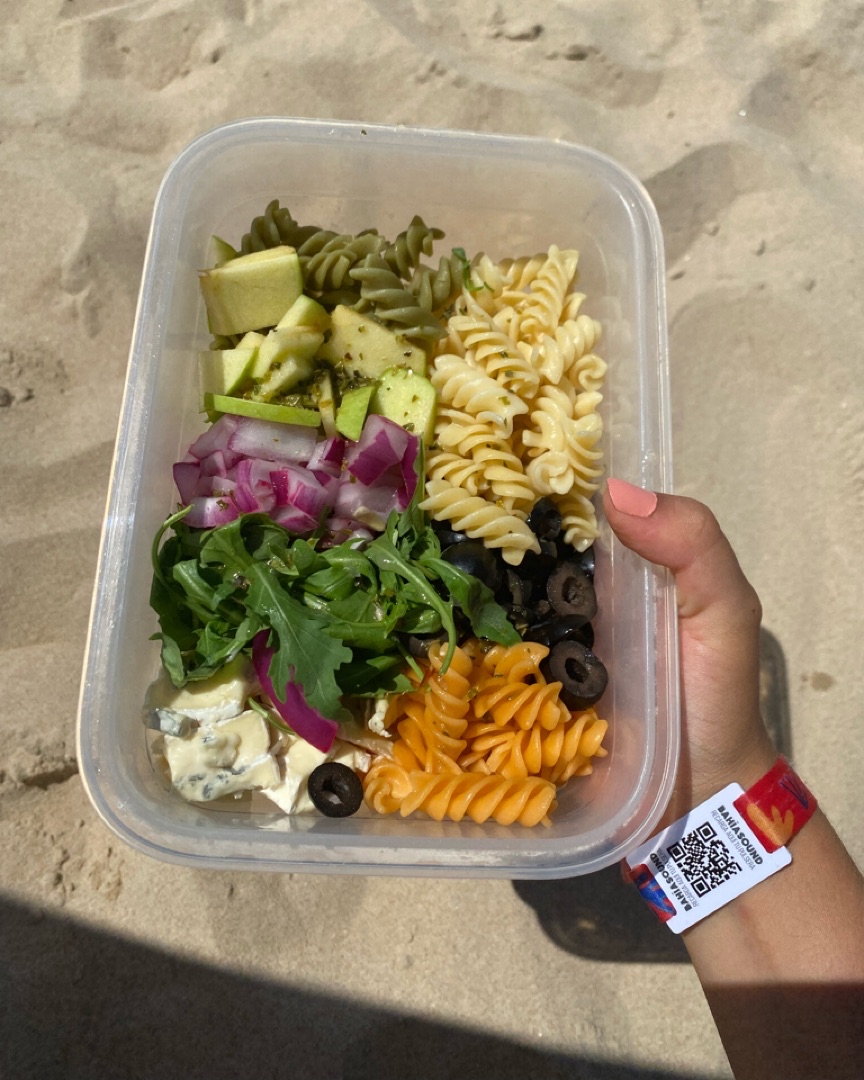Ensalada de pasta con queso azul y manzana 🍏 Ensalada de pasta con queso azul y manzana 🍏