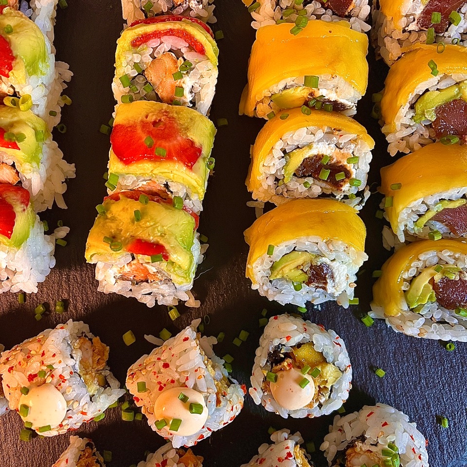 Sushi variado casero 🍤🍣🥢