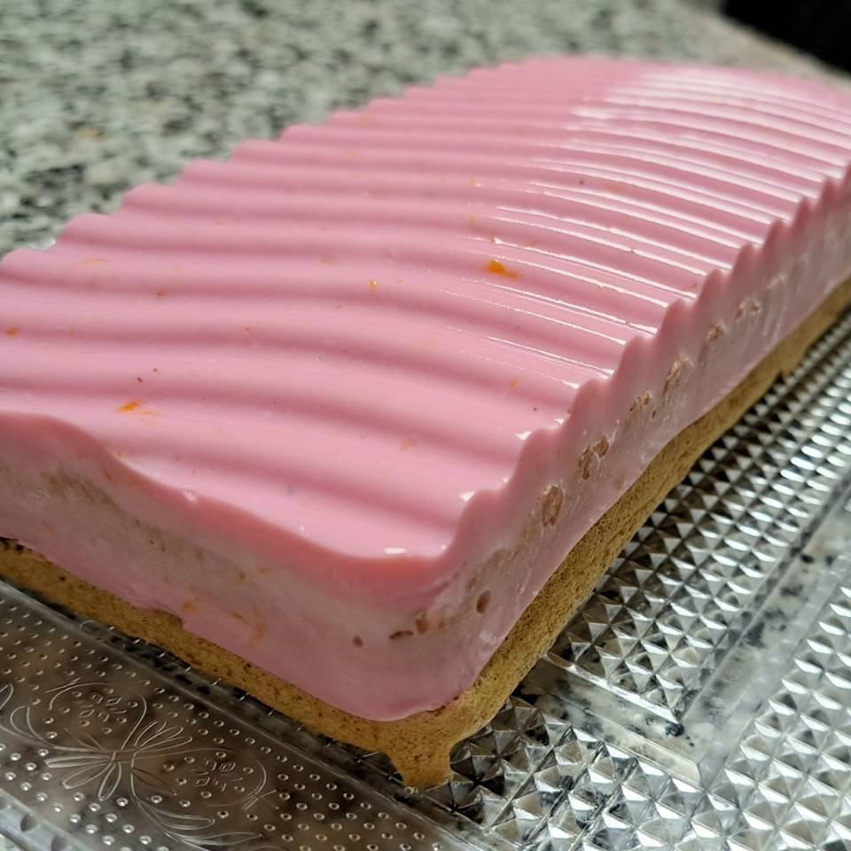 Tarta Rosa realfooder de naranja