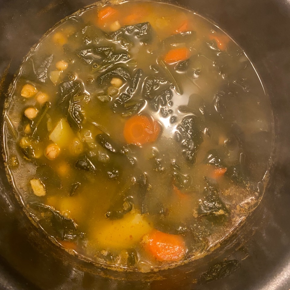 Potaje de garbanzos y espinacas Potaje de garbanzos y espinacas