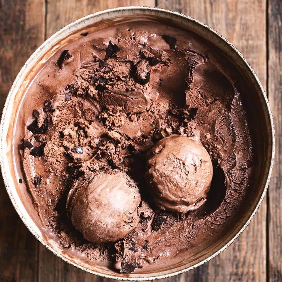 Helado de chocolate Helado de chocolate