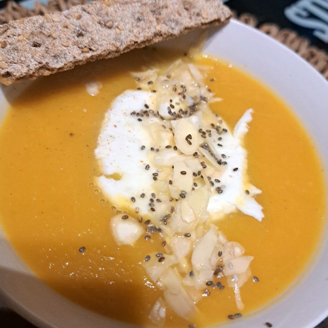 🥣Crema de calabaza 🎃 y batata 🍠  Paso 3