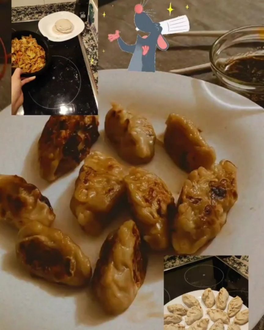 Gyozas de verduras Gyozas de verduras